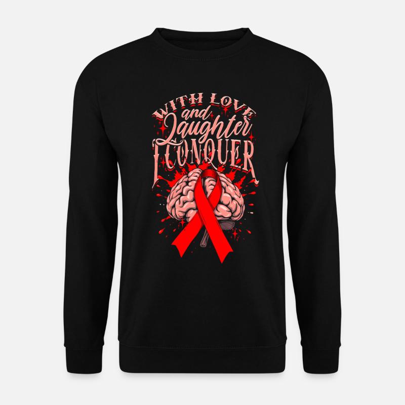 Schlaganfall Erholung - Unisex Pullover - Schwarz