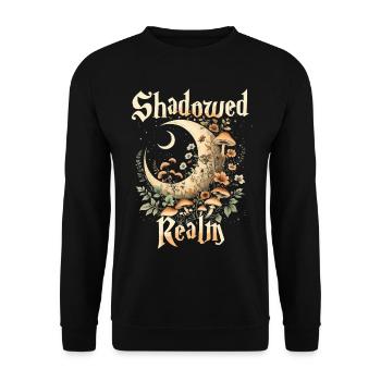 Fairycore Fairy Gothic Shadowed Reality - Unisex Sweatshirt - black - Front - Alina (178cm) & Michal (187cm)