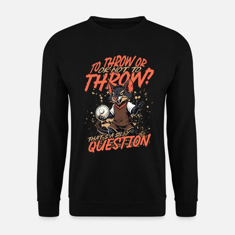 Discus throw - Unisex Sweatshirt - black