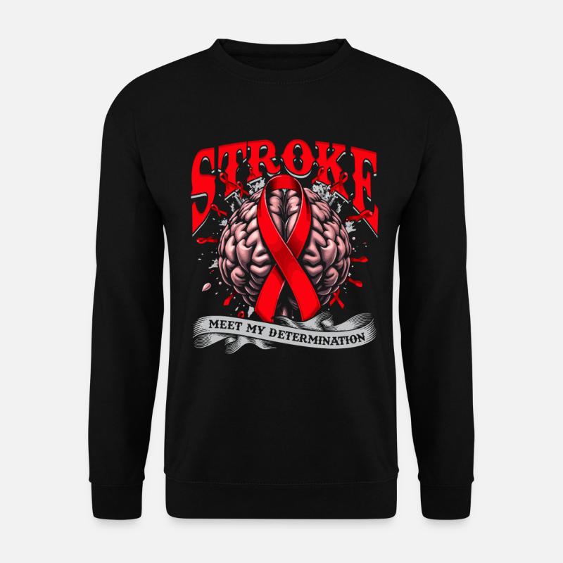Stroke Recovery - Unisex Sweatshirt - black