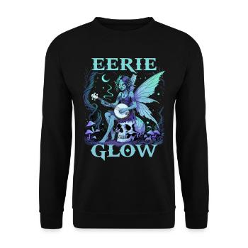 Fairycore Fee Gotisch - Unisex Pullover - Schwarz - Vorne - Alina (178cm) & Michal (187cm)