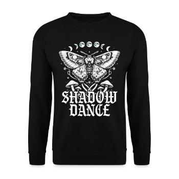 Fairycore Fairy Gothic Shadow Dance - Unisex Sweatshirt - black - Front - Alina (178cm) & Michal (187cm)