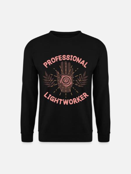 Reiki Massage Professional Lightworker - Unisex Sweatshirt - black