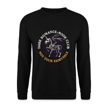 Dark Romance Book Club Not Your Fairytale - Unisex Sweatshirt - black - Front - Alina (178cm) & Michal (187cm)