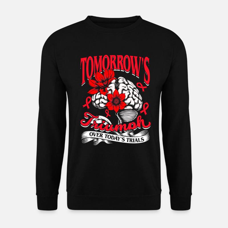 Schlaganfall Erholung - Unisex Pullover - Schwarz
