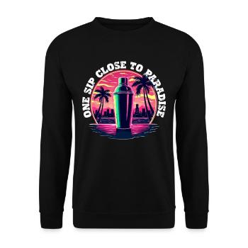 Bartender Bartender Bartending - Unisex Sweatshirt - black - Front - Alina (178cm) & Michal (187cm)
