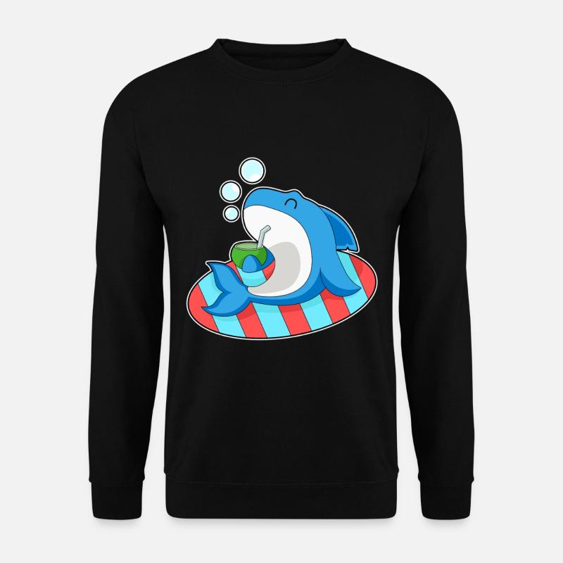 Shark Summer Coconut - Unisex Sweatshirt - black