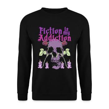 Dark Romance - Unisex Sweatshirt - black - Front - Alina (178cm) & Michal (187cm)