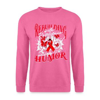 Schlaganfall Erholung - Unisex Pullover - Pink - Vorne