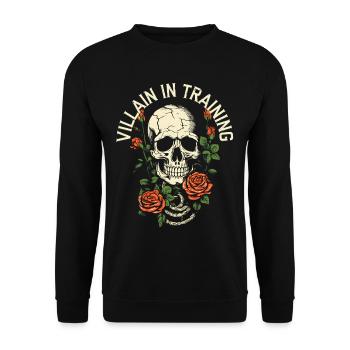 Romance sombre Booktok Méchant en formation - Sweat-shirt Unisexe - noir - Devant - Alina (178cm) & Michal (187cm)