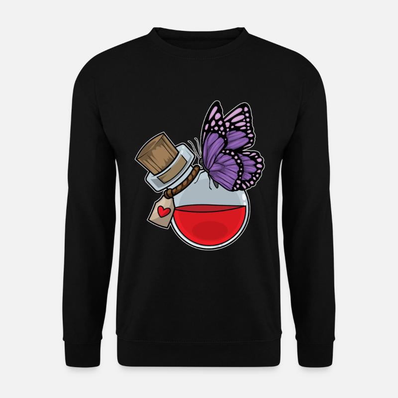 Potion de papillon - Sweat-shirt Unisexe - noir