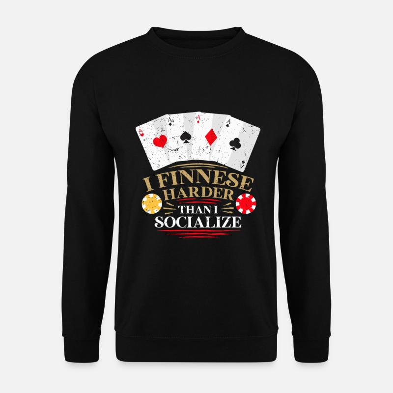 Bridge Player - Unisex Sweatshirt - black