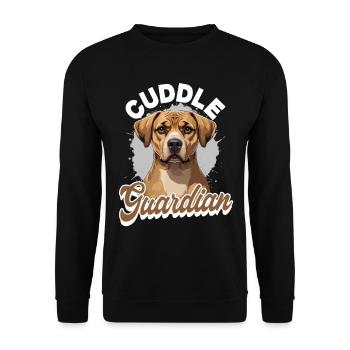 Kangal Dog Cuddle Guardian - Sweat-shirt Unisexe - noir - Devant - Alina (178cm) & Michal (187cm)