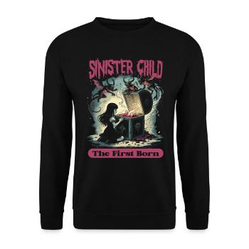 Occultism Demonology Tarot - Unisex Sweatshirt - black - Front - Alina (178cm) & Michal (187cm)
