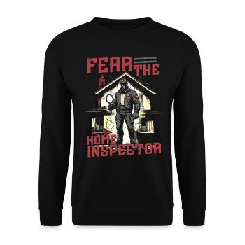 Building Surveyor Building Inspector - Unisex Sweatshirt - black - Front - Alina (178cm) & Michal (187cm)