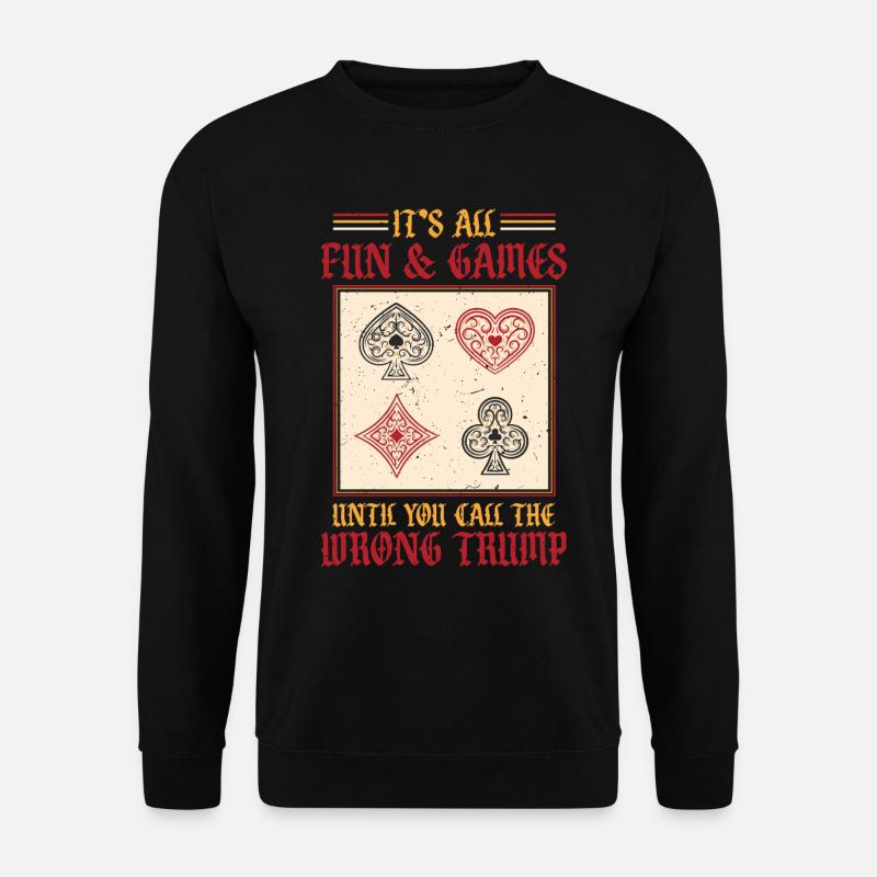Bridge Player - Unisex Sweatshirt - black