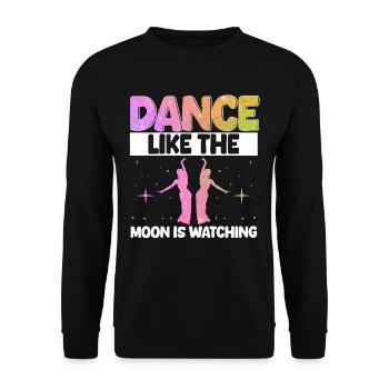 Belly Dance Belly Dancer - Unisex Sweatshirt - black - Front - Alina (178cm) & Michal (187cm)