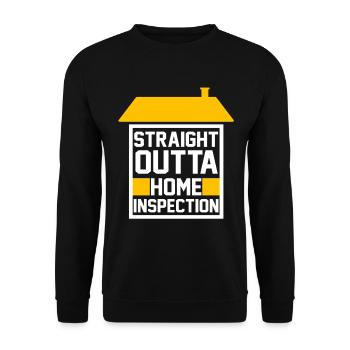 Building Surveyor Building Inspector - Unisex Sweatshirt - black - Front - Alina (178cm) & Michal (187cm)