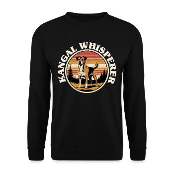 Kangal Whisperer - Unisex Pullover - Schwarz - Vorne - Alina (178cm) & Michal (187cm)