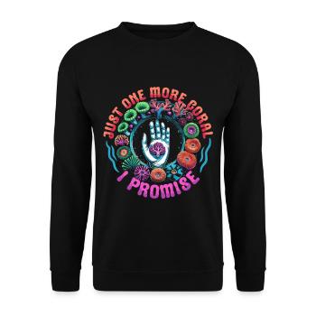 Coral Breeding Coral Breeders - Unisex Sweatshirt - black - Front - Alina (178cm) & Michal (187cm)