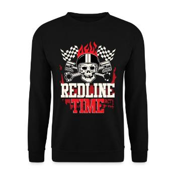 Petrolhead Auto Tuning Motorsport - Unisex Pullover - Schwarz - Vorne - Alina (178cm) & Michal (187cm)