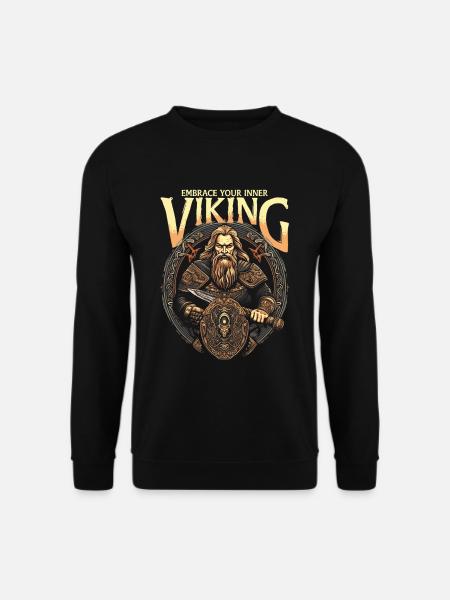 Wikinger Embrace Your Inner Viking - Unisex Pullover - Schwarz