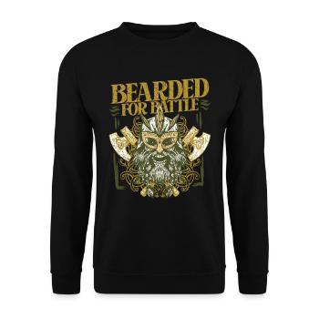 Culture païenne viking - Sweat-shirt Unisexe - noir - Devant - Alina (178cm) & Michal (187cm)