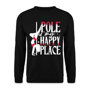 Pole Dancing Pole Dancing Pole Dancer - Unisex Sweatshirt - black - Front - Alina (178cm) & Michal (187cm)