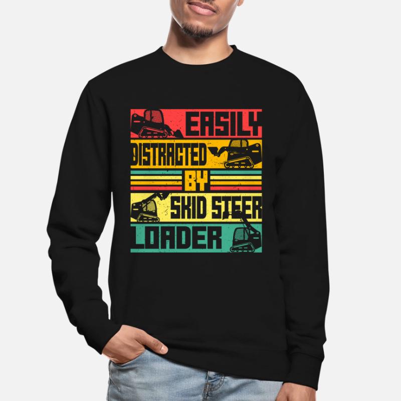 Opérateur de chargeuse compacte Chargeuse compacte Sweat-shirt Unisexe