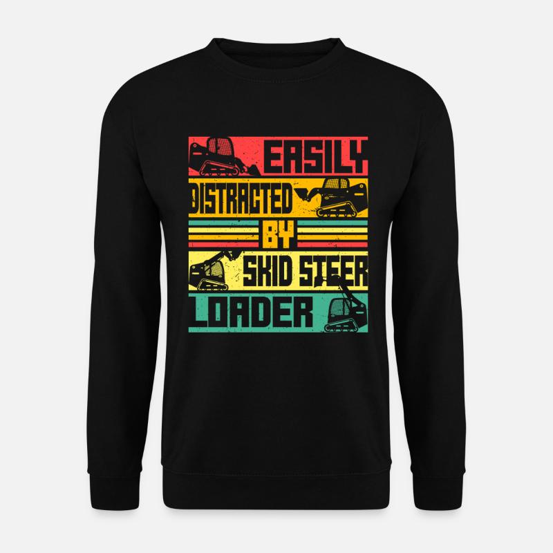 Kompaktlader Skid Steer Operator - Unisex Pullover - Schwarz