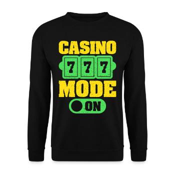 Mode fan de jeu sur casino - Sweat-shirt Unisexe - noir - Devant - Alina (178cm) & Michal (187cm)