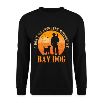 Sanglier Chasse au sanglier Chasseur de sanglier - Sweat-shirt Unisexe - noir - Devant - Alina (178cm) & Michal (187cm)