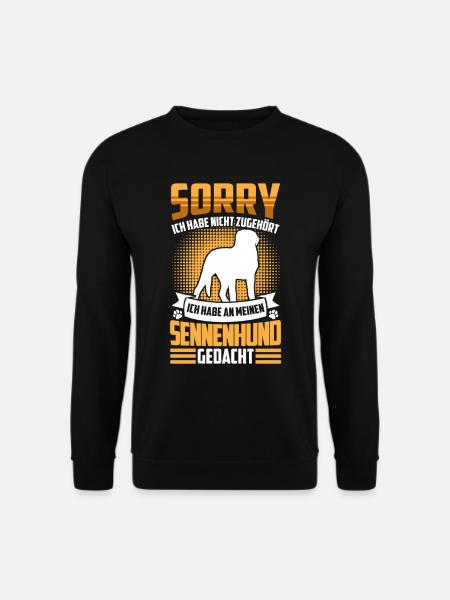 Sennenhund nicht gehört Schweizer Sennenhund - Unisex Pullover - Schwarz