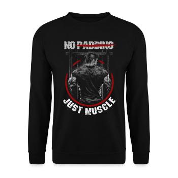 Cosplay Bodybuilder - Unisex Sweatshirt - black - Front - Alina (178cm) & Michal (187cm)