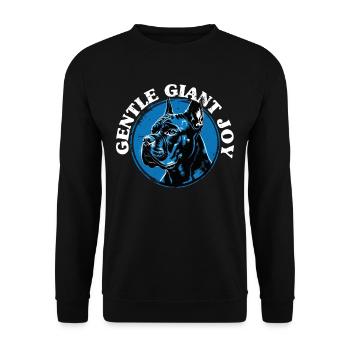 Cane Corso Chien Douce Géante Joie - Sweat-shirt Unisexe - noir - Devant - Alina (178cm) & Michal (187cm)