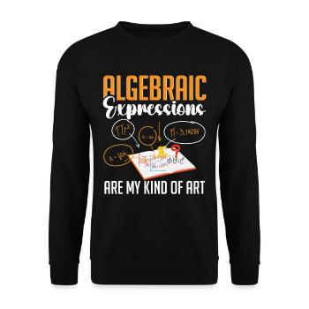 Math Math Math Teacher Math Teacher - Unisex Sweatshirt - black - Front - Alina (178cm) & Michal (187cm)