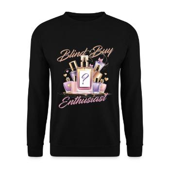 Parfum Parfum Collectionneur Blind Acheter Enthousiaste - Sweat-shirt Unisexe - noir - Devant - Alina (178cm) & Michal (187cm)