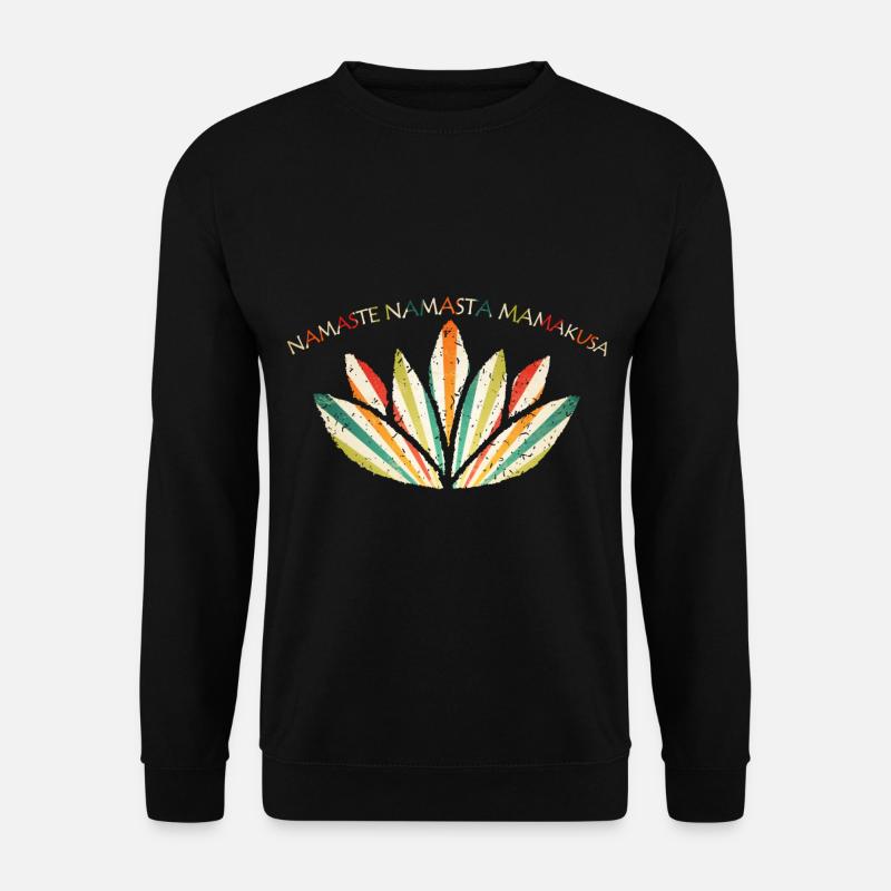 namaste logo - Unisex Sweatshirt - black