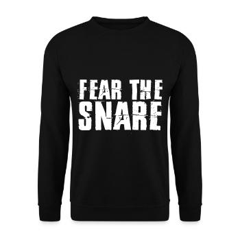 Fear The Snare 3 - Unisex Pullover - Schwarz - Vorne - Alina (178cm) & Michal (187cm)
