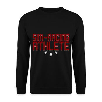 Sim-racing Athlète 3 - Sweat-shirt Unisexe - noir - Devant - Alina (178cm) & Michal (187cm)