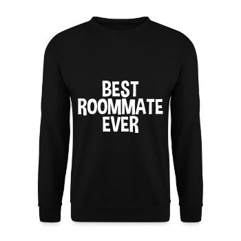 Best Roommate Ever 2 - Unisex Sweatshirt - black - Front - Alina (178cm) & Michal (187cm)