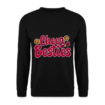 Cheer Besties 2 - Unisex Sweatshirt - black - Front - Alina (178cm) & Michal (187cm)