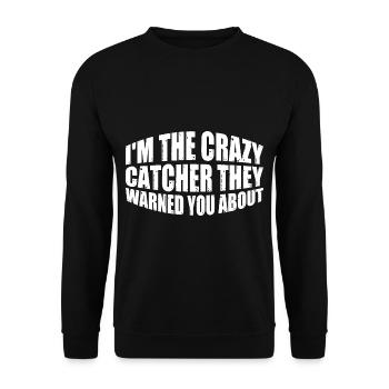 Je suis le receveur fou qu’ils vous ont averti contre 4 - Sweat-shirt Unisexe - noir - Devant - Alina (178cm) & Michal (187cm)