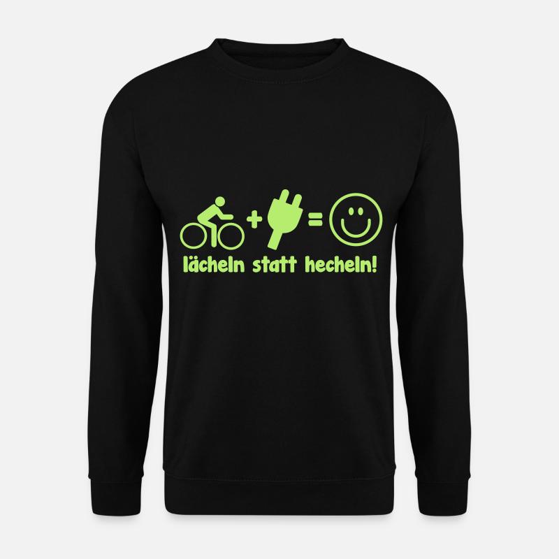 E-Bike Pedelec lustiges Geschenk Fahrrad eMTB Rad - Unisex Pullover - Schwarz