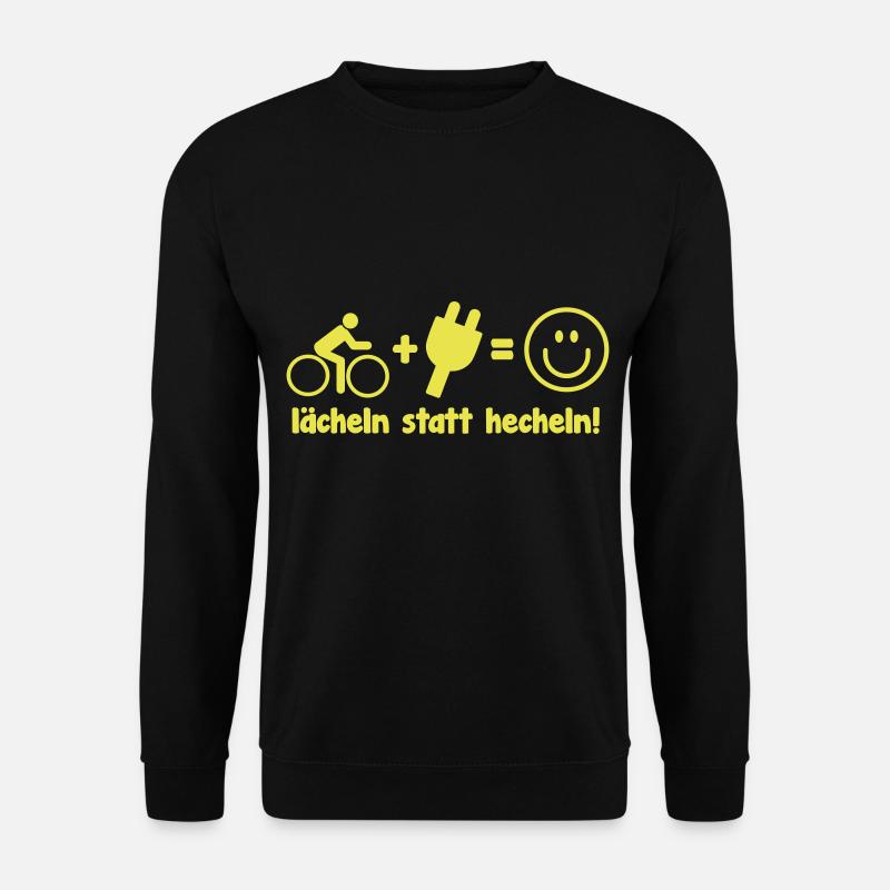 E-Bike Pedelec lustiges Geschenk Fahrrad eMTB Rad - Unisex Pullover - Schwarz