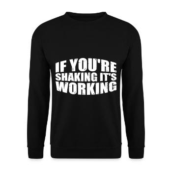 Si vous tremblez, ça marche 4 - Sweat-shirt Unisexe - noir - Devant - Alina (178cm) & Michal (187cm)