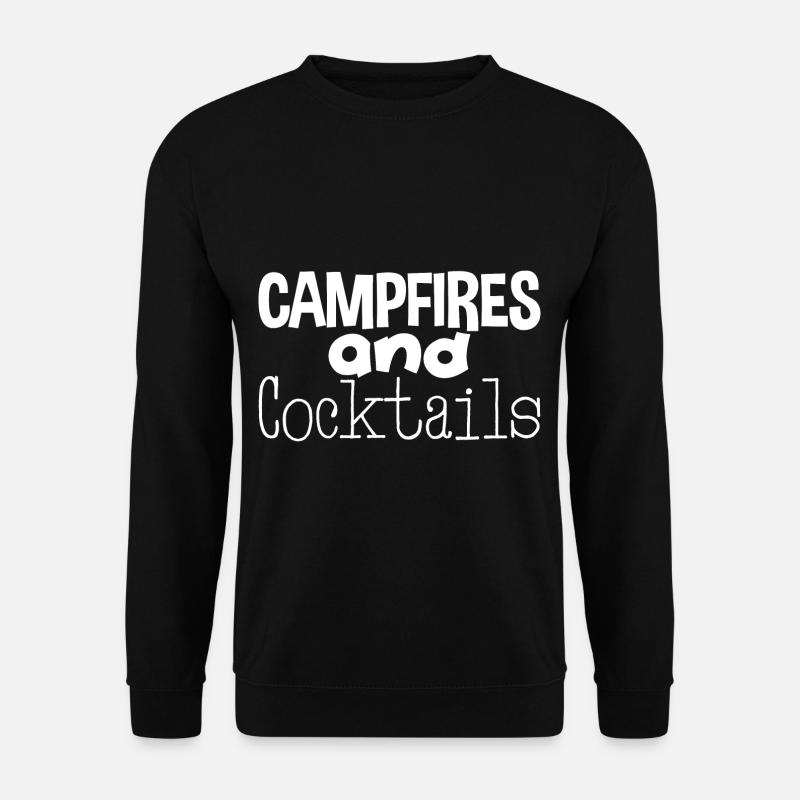 Campfire And Cocktails - Unisex Sweatshirt - black