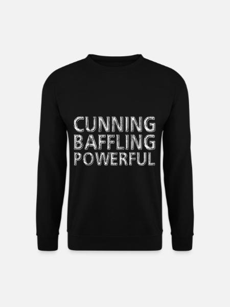 Cunning Baffling Powerful 3 - Unisex Pullover - Schwarz