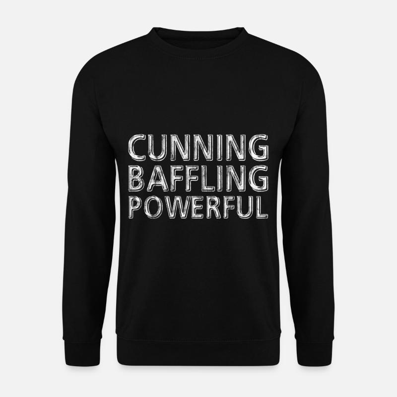 Cunning Baffling Powerful 3 - Unisex Pullover - Schwarz