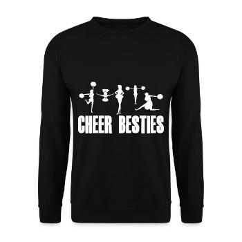 Cheer Besties 4 - Unisex Sweatshirt - black - Front - Alina (178cm) & Michal (187cm)